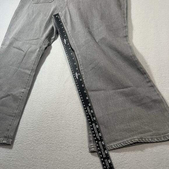 NWT Ann Taylor Loft The Kick Crop High Rise Curvy Fit Women’s Size 33/16 P Gray - Picture 2 of 10